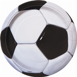 Soccer Value 7in Dessert Plates