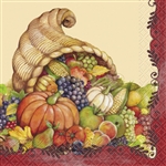 Cornucopia Luncheon Napkins