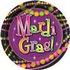 Mardi Gras Beads 7in. Plates