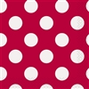 Red Polka Dots Beverage Napkins