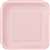 Pastel Pink 9 inch Square Plates - Value Priced