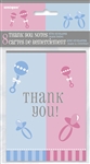 Gender Reveal Thank You Notes