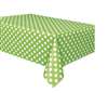 Lime Green Dots Tablecover 54In X 108In