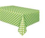 Lime Green Dots Tablecover 54In X 108In