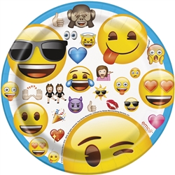 Emoji 7 inch Dessert Plates