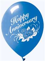 Haapy Anniversary Latex Balloons