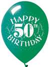 Happy 50th Latex Balloons
