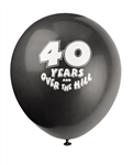 40 Years Over The Hill Balloons