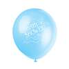 Baby Shower Blue Latex Balloons