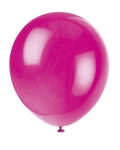 Magenta 12 Inch Latex Balloons 10 Count