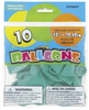 Emerald Green 12in 10 Count Latex Balloons