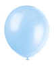 BABY BLUE 12 INCH 10 COUNT LATEX BALLOONS