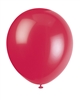 Ruby Red 12 Inch Latex Balloons