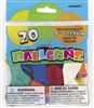 Standard Assorted 9in 20 Count Latex Balloons