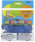 Pearlized Saphire Blue Balloons - 12 inch