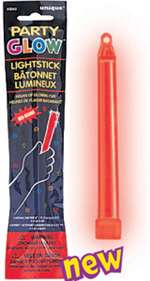 Red Glowstick - 6 inch