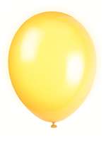 Lemon Yellow 12in. Crystal Premium Balloons