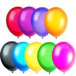 Assorted Crystal 12 inch Latex Balloons - 50 Count