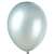 Shimmering Silver 12 inch Latex Pearl Balloons - 50 Count