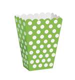 Lime Green Dots Small Treat Box