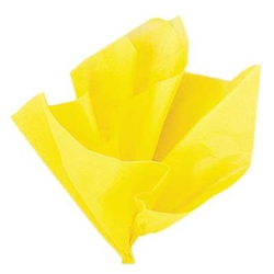 Yellow Tissue Paper Gift Wrap Sheets