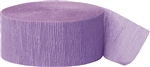 Lavender Crepe Paper Streamer - 81'