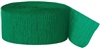 Emerald Green Crepe Paper Streamer - 81'