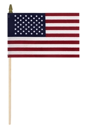 USA Flag 4in. X 6in. Unhemmed
