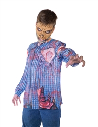 Zombie Photo Real Kids T-shirt Costume - Large