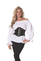 Renaissance Long Sleeve White Shirt - XXX-Large