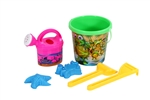 Turtle / Crab Holographic Sand Bucket Set