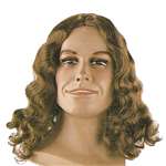 Jesus (Hippie) Wig - Brown