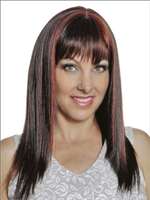 Jewels Frosted Wig - Black And Auburn