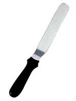 Angled Black Spatula - 13  Comfort Grip