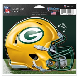 Green Bay Packers Helmet Multi Use Decal - 5" x 6"
