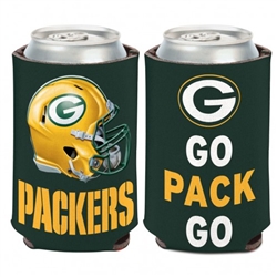 Green Bay Packers Go Pack Go Can Cooler
