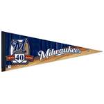 Brewers 40Th Anniversary Premium Pennant