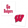 Wisconsin Badgers Tattoos 4 Pack