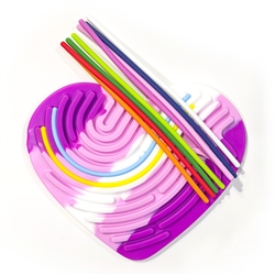 Silly Tubes - Heart Sensory and Fidget Toy