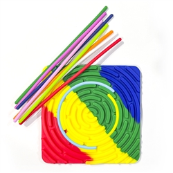 Silly Tubes - Square Sensory and Fidget Toy