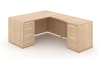 Desk with return