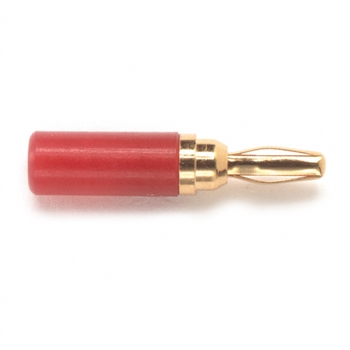 Black Rock Mini Banana Plug, Red, 1 pin