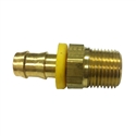 Parker Hannifin Reusable Push-Lok Hose Barb Fitting 1/2" to 1/2" Male NPT