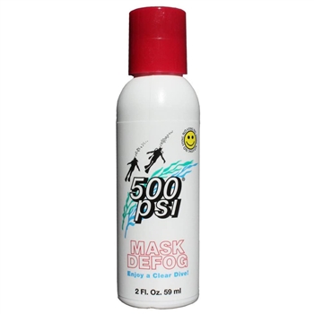 500Psi Mask Defog Bottle 2 fl oz.