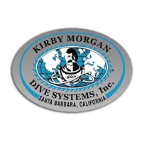 Kirby Morgan KMDSI Small Oval Sticker