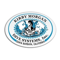 Kirby Morgan KMDSI Large Oval Sticker