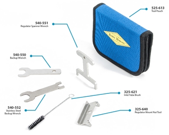 Kirby Morgan Regulator Tool Kit with Pouch for KM77