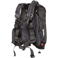 Zeagle Express Tech Deluxe BCD Travel Buoyancy Compensator, Black