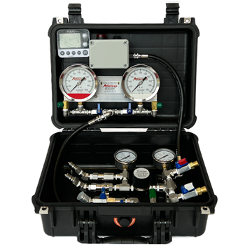 American Diving Supply High Pressure / Low Pressure 2 Diver Air Control Box w/ Low Pressure Alarm