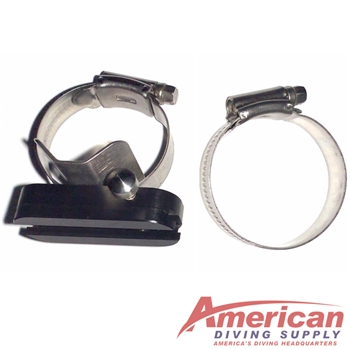 Universal Slide with 2 Clamps for Kirby Morgan Dive Helmets